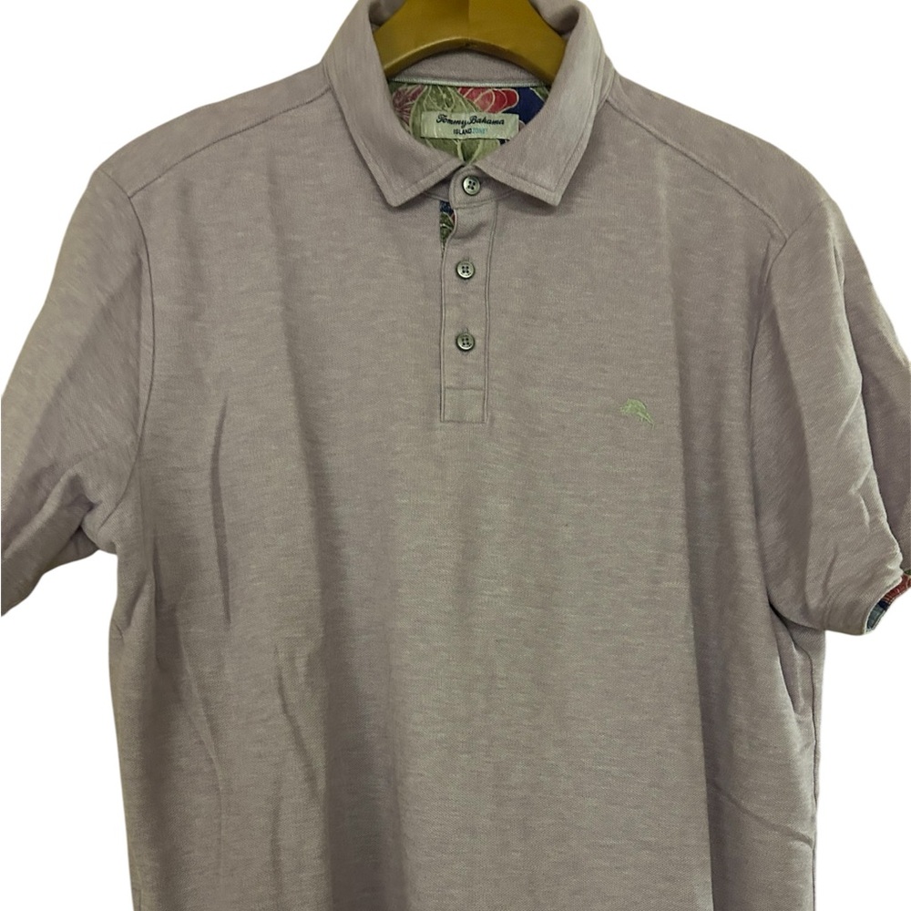 Tommy Bahama Light Purple Island Zone Polo Shirt size L